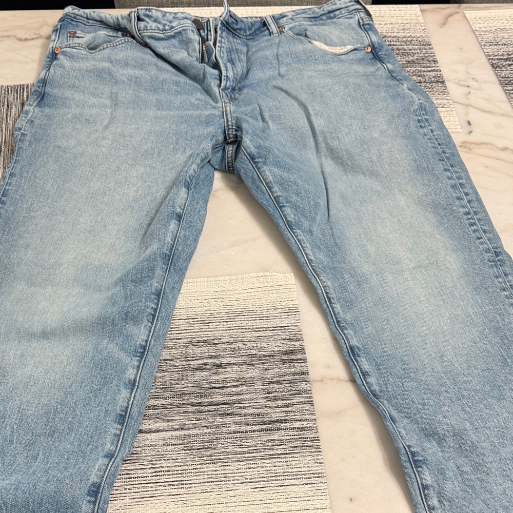 American Eagle Outfitters Light Blue Straight Jeans